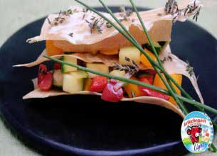 Millefeuille de legumes
